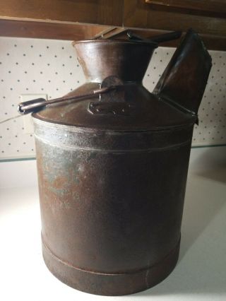 Antique 5 Gallon Standard Oil Co Can Indiana Gas Service Station 2
