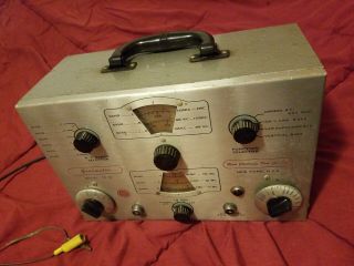 Vintage Signal Generator Superior Instruments Genometer Model Tv - 50 Radio Align