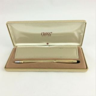 Cross 1/20 10kt Gold Filled Ballpoint Pen W Case Instruction For Women Vintage