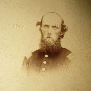 Antique Civil War Soldier Cdv Photo Named Clark 11th Cavalry Missouri Volunteers