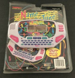 Vintage Name That Tune Electronic Hand Held Game 1997 Tiger Electronics