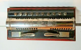 Antique Hohner HOHNERETTE BLOW ACCORDION Harmonica - Germany ca.  1915 3