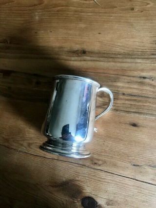 Solid Silver Tankard From The 1900 