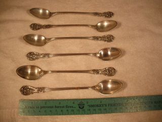 7 Very Fine Sterling Ice Tea Spoons In The Reed & Barton " Francis 1 " Pattern