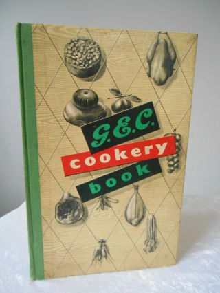Vintage 1951 G.  E.  C Cookery Book The General Electric Company Cookers Recipes