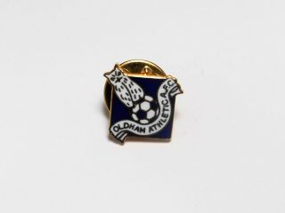 Oldham Athletic Fc - Vintage Small Enamel Crest Badge - Insignia.