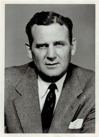 1954 Vintage Photo Texas A&m Aggies Football Head Coach Paul " Bear " Bryant Poses