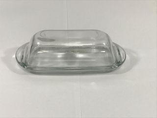 Vintage Glass Butter Dish With Lid Multi - Purpose Serving Dessert Tray