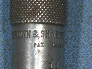 Vintage Brown & Sharpe 0 - 1 