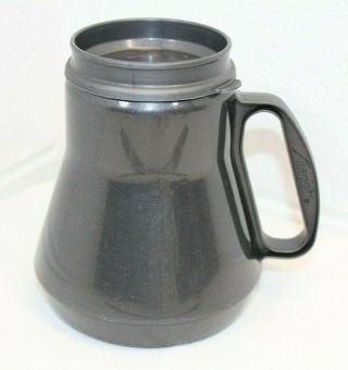 Vintage16 Oz Aladdin Insulated Travel Coffee Cup Mug Gray Wide Bottom Non Slip