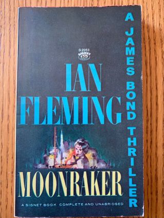 Moonraker James Bond Vintage Paperback Ian Fleming Signet 1955 Unabridged
