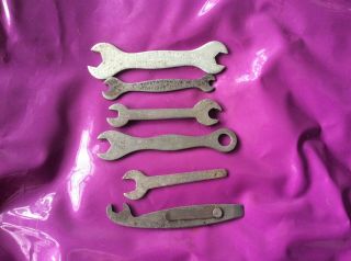 Vintage Magneto Spanners Terrys Classic Car Motorcycle Bike Mechanic Old Tools