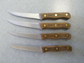 4 Vintage Chicago Cutlery 103s Steak Knives Knife Set