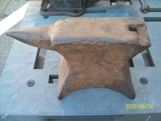 Antique Anvil 110.  3 Lb Cast Iron Blacksmiths Tool
