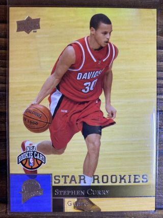 Stephen Curry 2009 - 10 Upper Deck Star Rookies 234 Rookie Card Rc