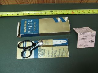 Vintage Wiss Cb7 Pinking Sewing Crafting Shears