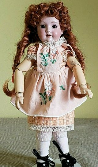 Antique 9 " Armand Marseille Bisque Head Doll Marked " A.  11/0 M.  "