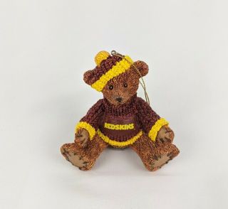 Vintage Nfl Russ Bears From The Past Washington Redskins Christmas Ornament 1994