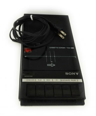 Vintage Sony Cassette - Corder Player Model Tcm - 828