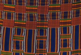 Kente Handwoven Cloth Asante Ghana African Art