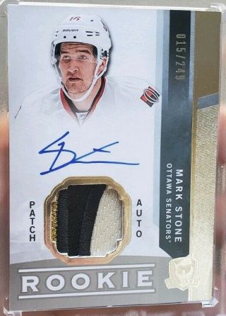 2012 - 13 Ud The Cup Stone 3 - Colour Patch/auto Rc /249 Vegas Golden Knights