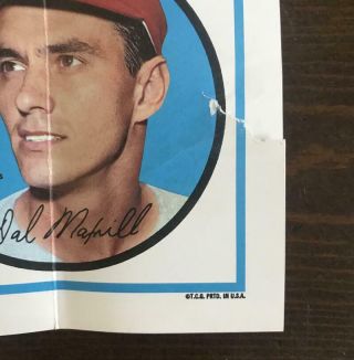 1969 Topps Team Posters 18 St.  Louis Cardinals 2