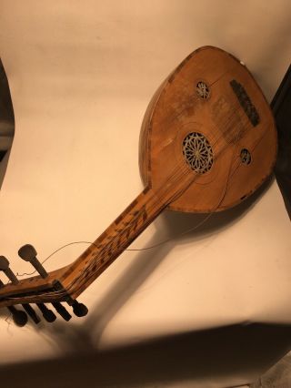 Antique,  Bowl Back Mandolin For Restoration