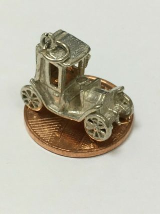 Vintage Sterling Silver Vintage Car Charm