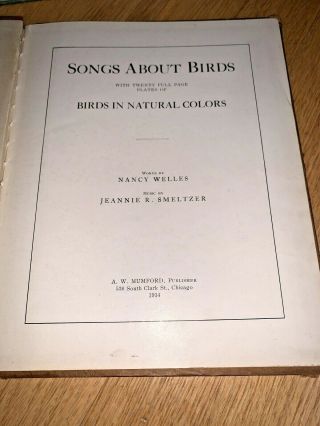 5 Vintage BIRD Books - FIELD GUIDE / BIRD WATCHING / BIRD SONGS 3