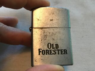 Old Forester Vintage Dean Advertising Cigarette Lighter,  Louisville,  Ky.