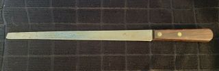 Vintage 12 " Blade Lamson,  Flexible Carbon Steel Slicing Carving Knife Usa