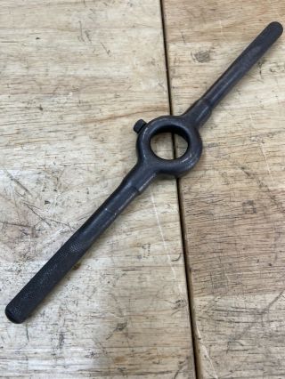 Vintage Gtd Greenfield Usa No 1852 Die Handle Wrench 1”round