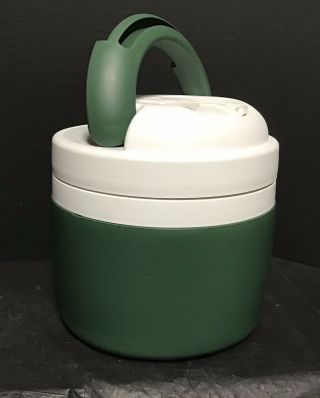 Vintage Igloo Elite Water Jug - Cooler In Green - White 1/2 Gal