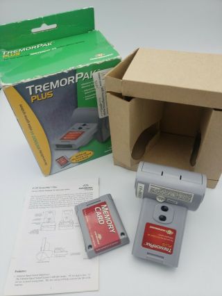 Nintendo N64 Memory Card Plus,  Tremor Pak Vintage 3rd Party Unlicensed Cib