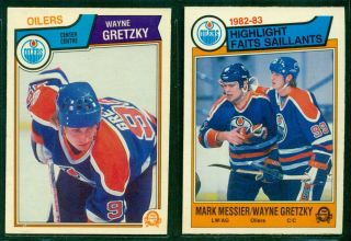 1983 84 Opc Hockey Card Complete Set 1 - 396 Near