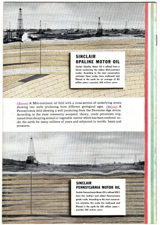 Vintage 1934 SINCLAIR DINOSAUR BOOK Gas Oil Company Premium Giveaway ILLOS 2