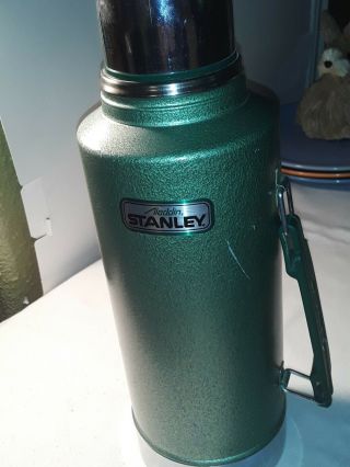 Stanley Stainless Steel Thermos Vintage Aladdin Half Gallon Made In Usa A945dh