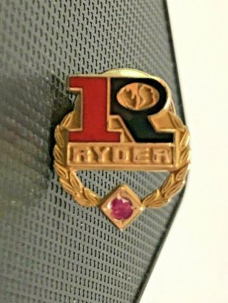 Ryder Emblem 10k Gold Employee Pin 2 Grams Scrap Or Not