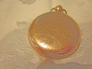 Antique Waltham Gold Plated Pocket Watch 1908 - 1910 2