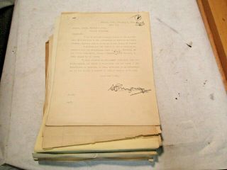 1912 To 1916 Huron Western Railroad,  Hecla Co. ,  Pere Marquette Rr Documents Nr