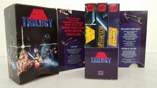 Vintage Stars Wars Trilogy 1992 Vhs Boxset