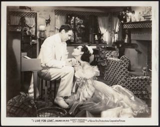 Dolores Del Rio Mexican Actress 1935 Vintage Orig Photo I Live For Love