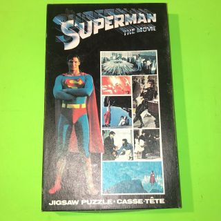 Vintage Superman The Movie 200 Piece Jigsaw Puzzle Casse - Tete 1978
