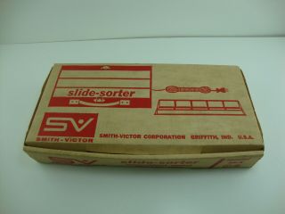 Vintage Smith Victor Ss1 Slide Sorter Metal Case Made In Usa - Good Bulb