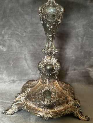 ANTIQUE POLAND FRAGET B BUCH WARSZAWA SILVER PLATE COMPOTE 2