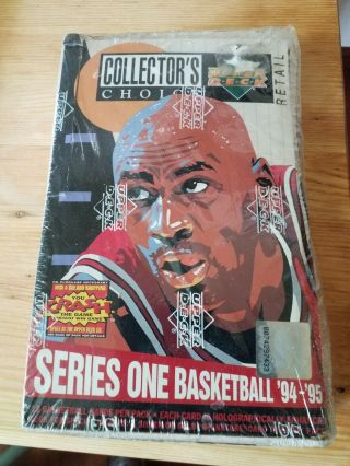 1994 - 95 Upper Deck Collectors Choice Basketball Series 1 Hobby Box Jordan