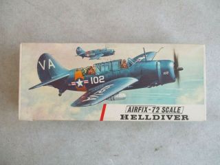 Vintage 1/72 Scale Helldiver Model Kit By Airfix No.  261