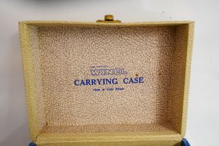 Vintage WINEL Record Carrying Case for 7 