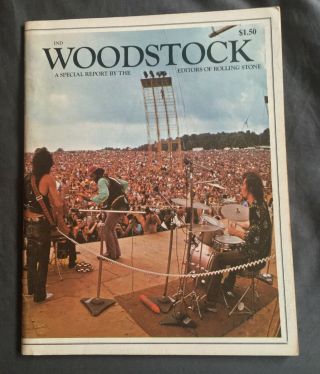 Woodstock / A Special Report By Editors Of Rolling Stone / Vintage 1st Printing