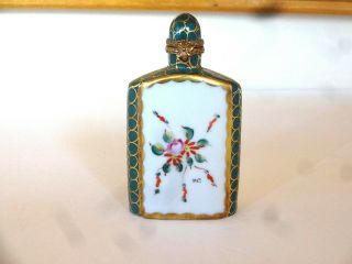 Vintage Limoges France Rochard Porcelain Trinket Box Hand Painted Estate Find 2